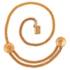 Chanel Golden Metal Chain Belt, 1980s