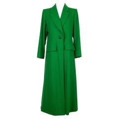 Yves Saint Laurent Cappotto in lana verde