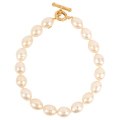 Chanel Golden Metal Short Necklace, 1994