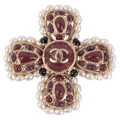 Chanel Metal Cross Brooch, 2008