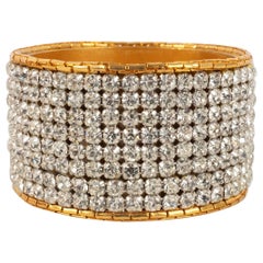 Juego de brazaletes Lanvin con brillantes