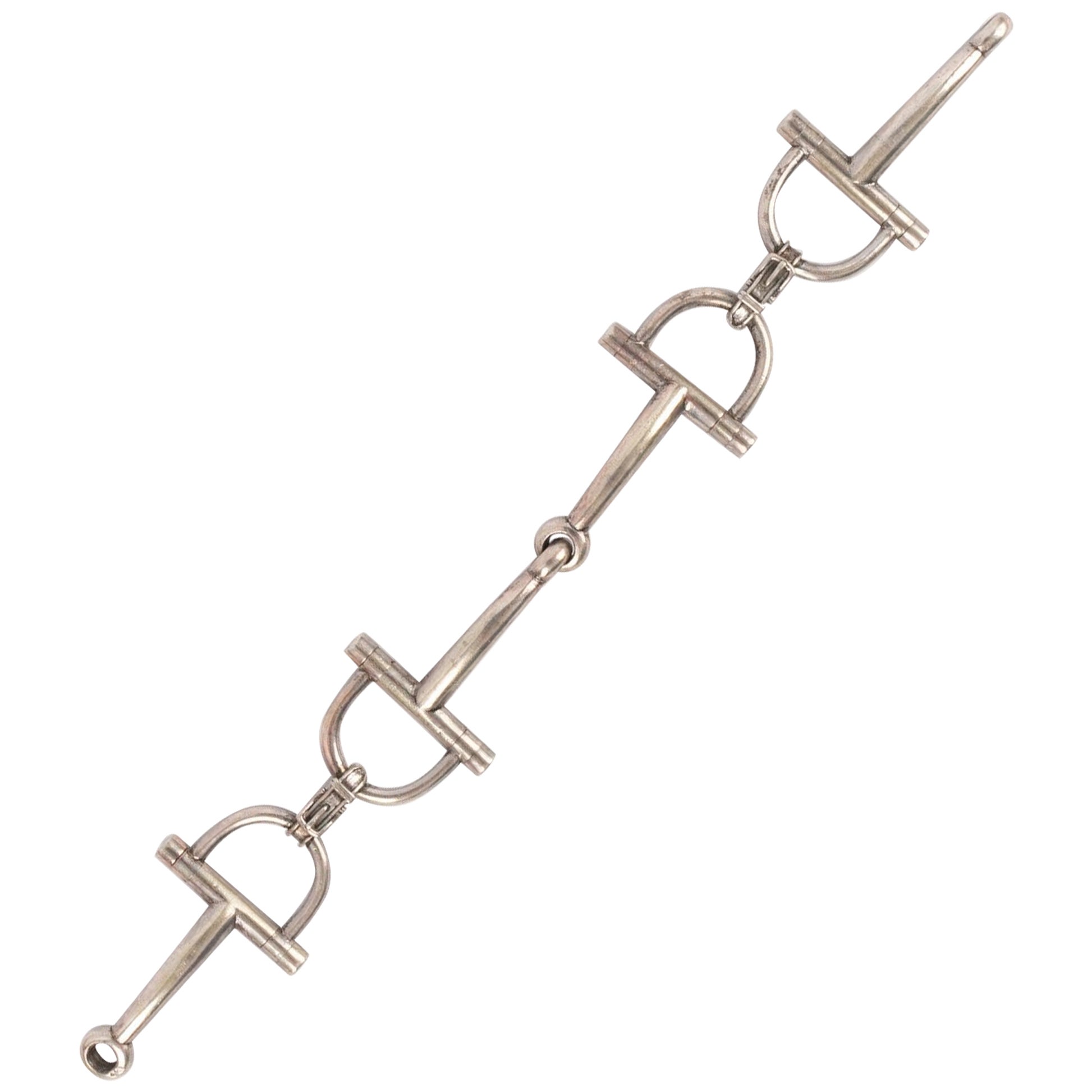 Hermès Antique Silver Bracelet For Sale