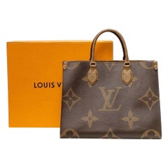 Borsa a Mano Louis Vuitton OntheGo Monogramm-Reverse-Monogramm