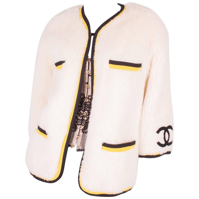 Chanel Alpaca Vintage Jacket 1994 
