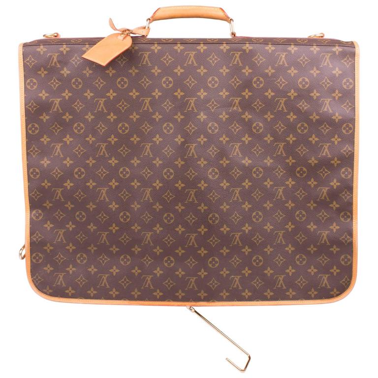 Louis Vuitton Monogram Canvas Portable Bandouliere Garment Suit Louis Vuitton Monogram Canvas Portable Bandouliere Garment Suit Travel Bag Bro For
