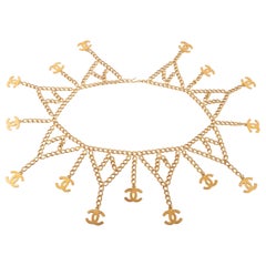 Chanel Golden Metal Chain CC Belt