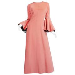 Museum Illustrated 1960s Sybil Connolly "Cream Puff" Silk Dress 7