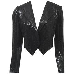 Neil Bieff/Arturo Herrera Black Sequined Jacket 12