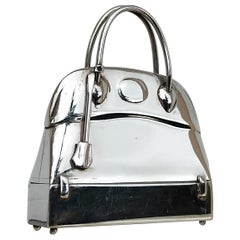 Hermès Mini Micro Bolide Bag Pill Box Mac Pherson Sterling Silver