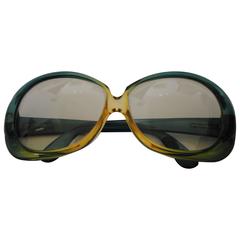 Vintage Marwitz Green See through Sunglasses