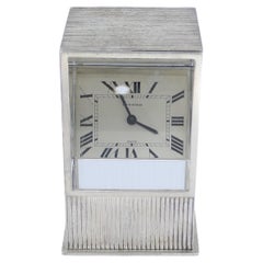 Reloj misterioso con prisma de plata Cartier