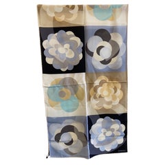 Silk Stole Chanel flowers