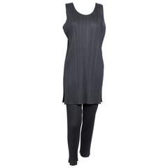 Vintage Issey Miyake Grey Pleats Set 1