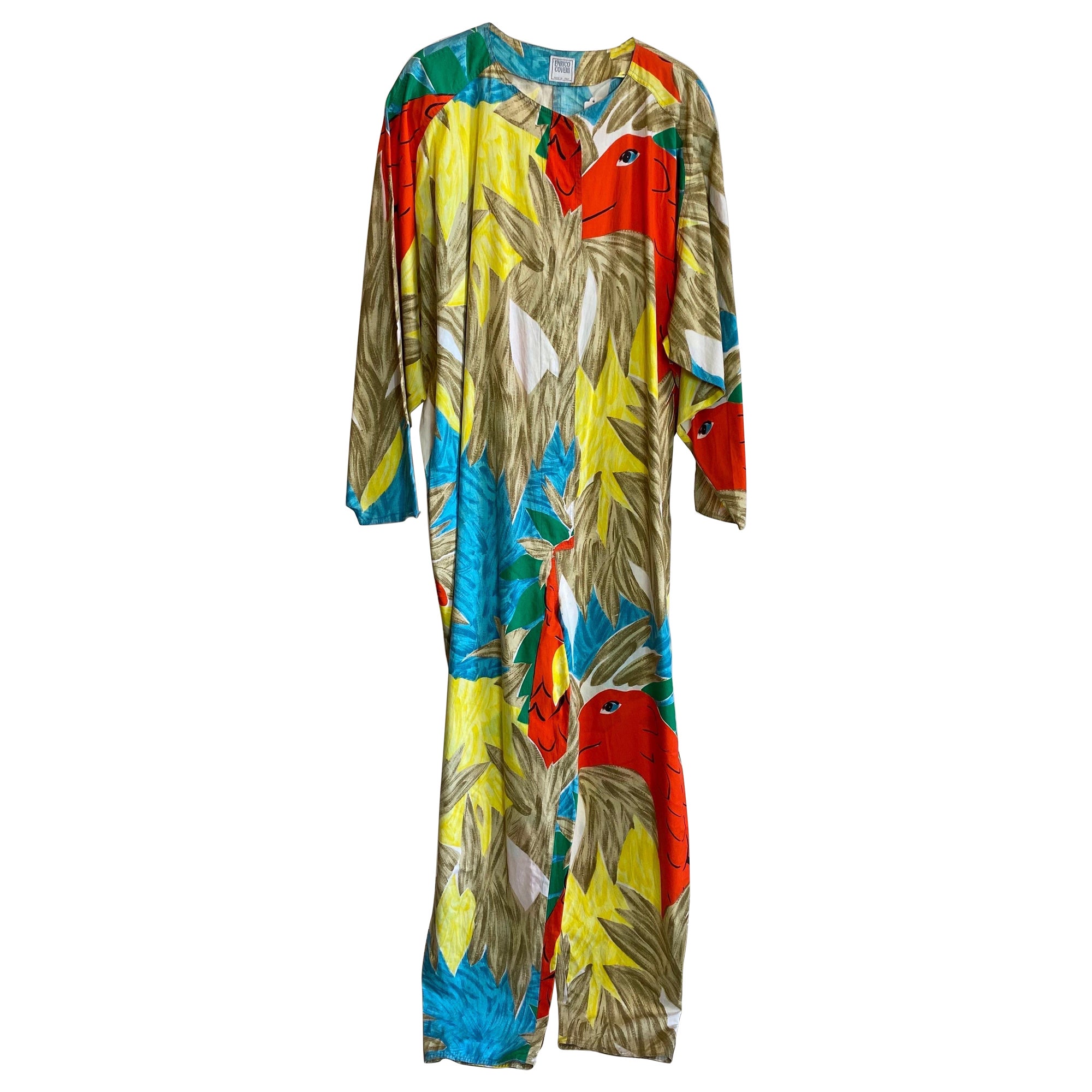 Jumpsuit Vintage Enrico Coveri, mehrfarbig, Vintage im Angebot