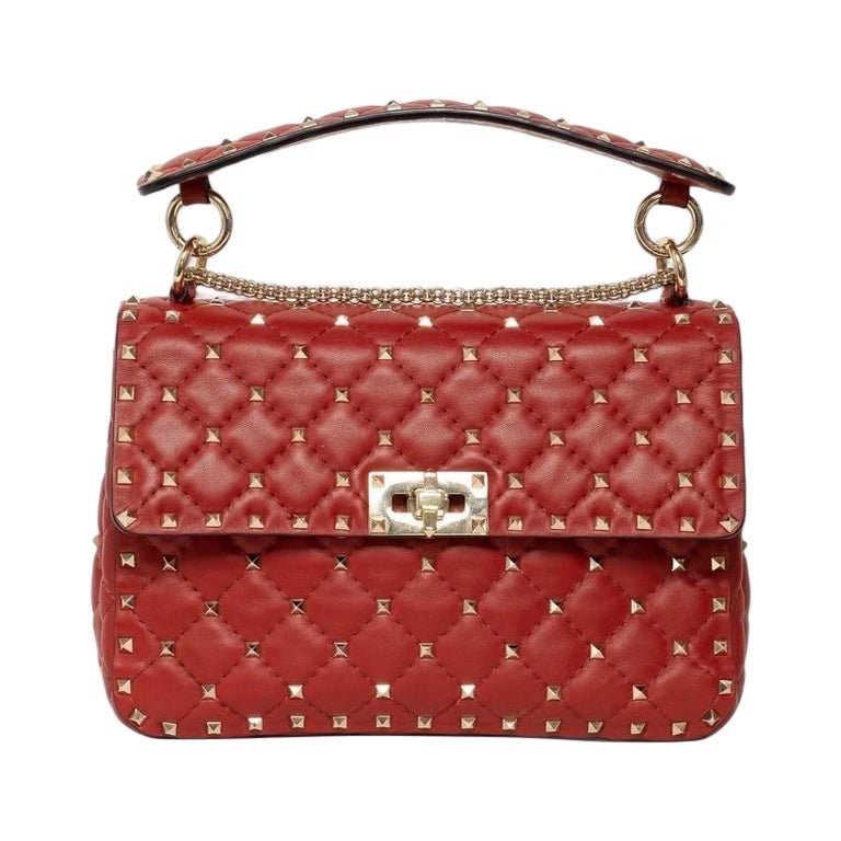Borsa rossa valentino clearance