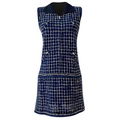 Chanel Graffiti Collection Lesage Tweed Dress