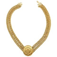 Chanel 'Rue Cambon' Medallion Necklace - Circa 1990