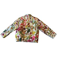 Rare Hermes Jacket representing Automn Leaves