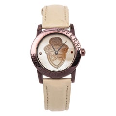 GF Ferre Mehrfarbige PVD beschichtete Edelstahl 9085L Damenarmbanduhr 32 mm