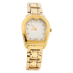 Aigner Verona A48100 Montre-bracelet pour femme 33 mm en acier inoxydable et nacre