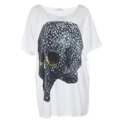 Givenchy White Printed Cotton T-Shirt M