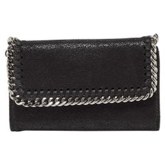 Stella McCartney Falabella iPhone 6 Etui aus schwarzem Kunstleder Falabella