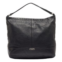 Coach Black Leather Park Hobo