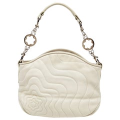 Montblanc Borsa Starisma Alcina in pelle bianca