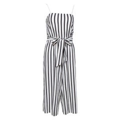 Alice + Olivia Mono de lino Lucie Gaucho XS