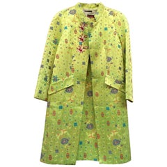 Bazar Christian Lacroix dress and duster coat set.