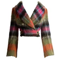 Vivienne Westwood tartan mohair wool jacket, AW 1993