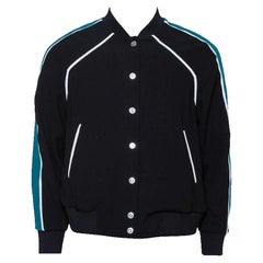 Chaqueta bomber Kenzo Paradise de crepé negro L