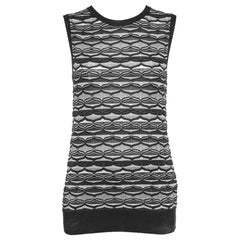 M Missoni Multicolor Patterned Knit Tank Top and Cardigan Set L