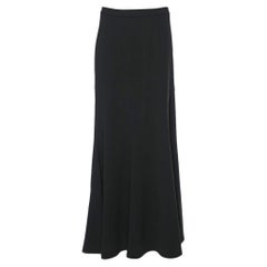 Boutique Moschino Maxifalda de crepé negra M