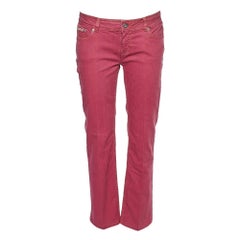 D&G Onion Pink Denim Low Rise Regular Fit Jeans M