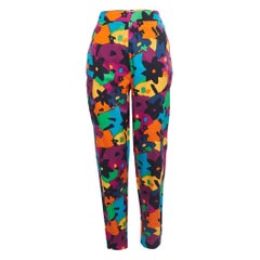 Missoni Donna Vintage Multicolor Cotton Regular Fit Trousers M