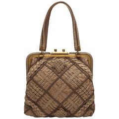 Bottega Veneta Brown Intrecciato Leather Clutch Bag 10