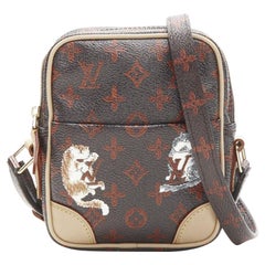 rare LOUIS VUITTON 2018 Runway Catogram Paname PM monogram crossbody camera bag