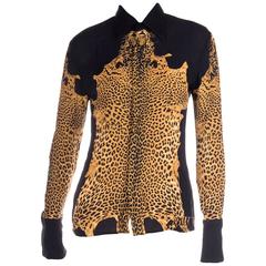 Jean Paul Gaultier 90s Leopard Print Shirt