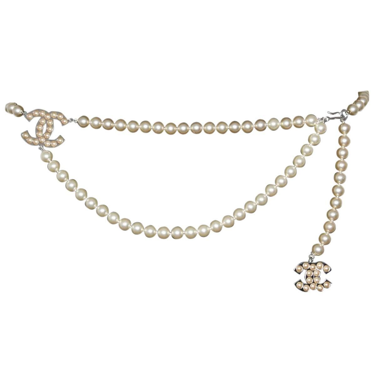 Chanel Pearls Belt
