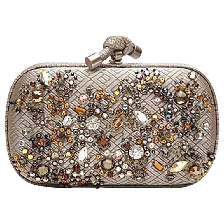 bottega knot clutch