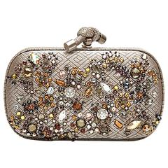 Bottega Veneta Crystal verschönert Knoten Clutch Tasche