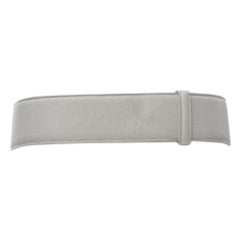 Hellgrauer minimalistischer breiter Ledergürtel von JIL SANDER 75cm