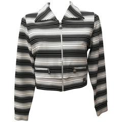 Versace Jeans Couture Black & White Stripes Jacket 11