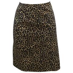 Vintage Moschino cheetah Skirt