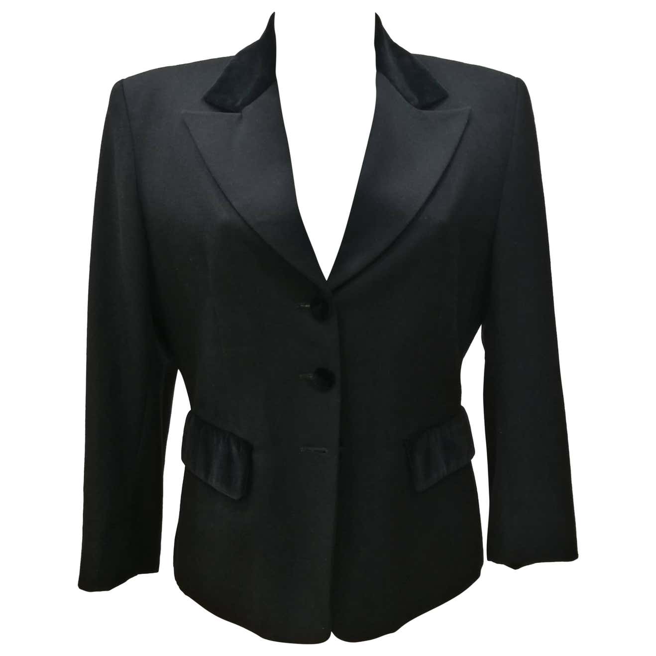 Vintage Oliver by Valentino Black Jacket For Sale at 1stDibs | oliver ...