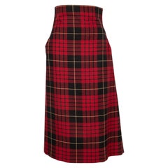 Alexander Mc Queen Wool Tartan Skirt, 2006