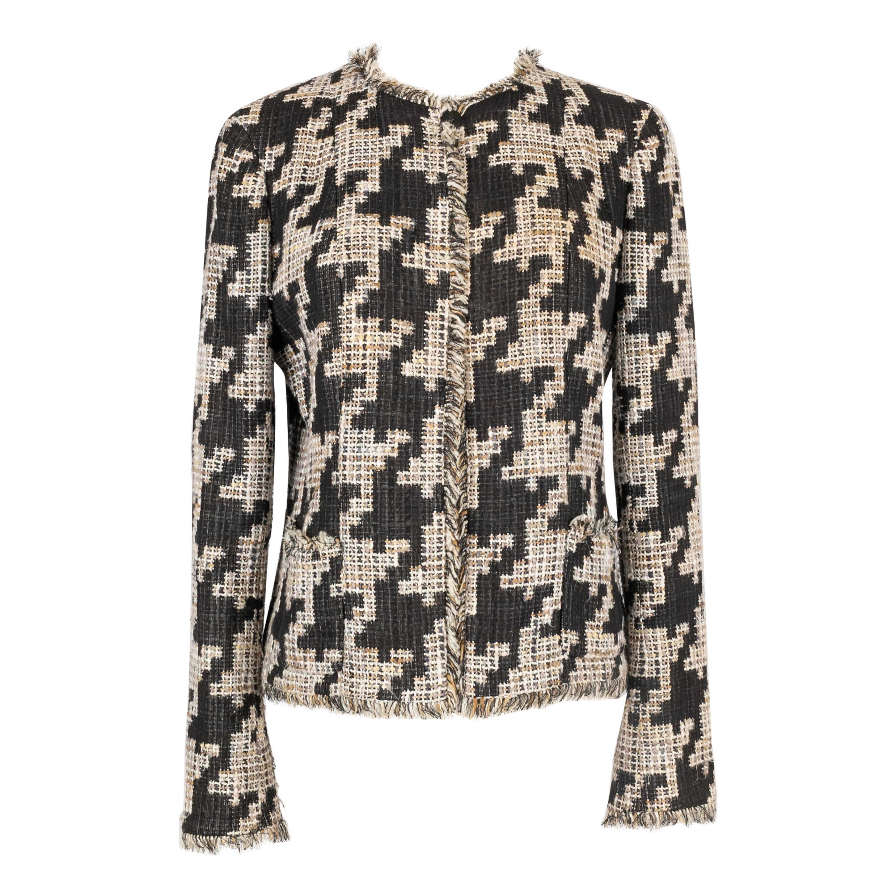 Giacca Chanel in tweed con fodera in seta, 2005