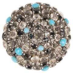 Dior Silvery Metal Brooch, 1961