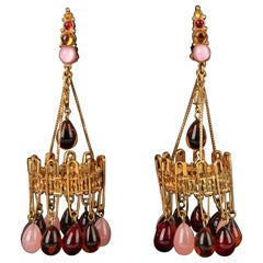 Wonderful Dior Earrings with Glass Pearls